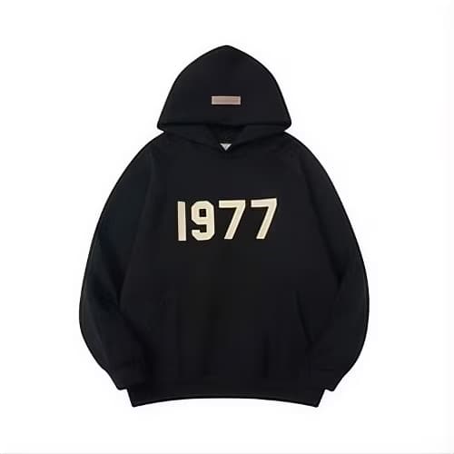 1977 Men's High Quality Streetwear Pullover Hoodie