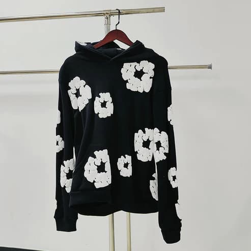 Denim Tears Men's Premium 430gsm Puff Print Hoodie