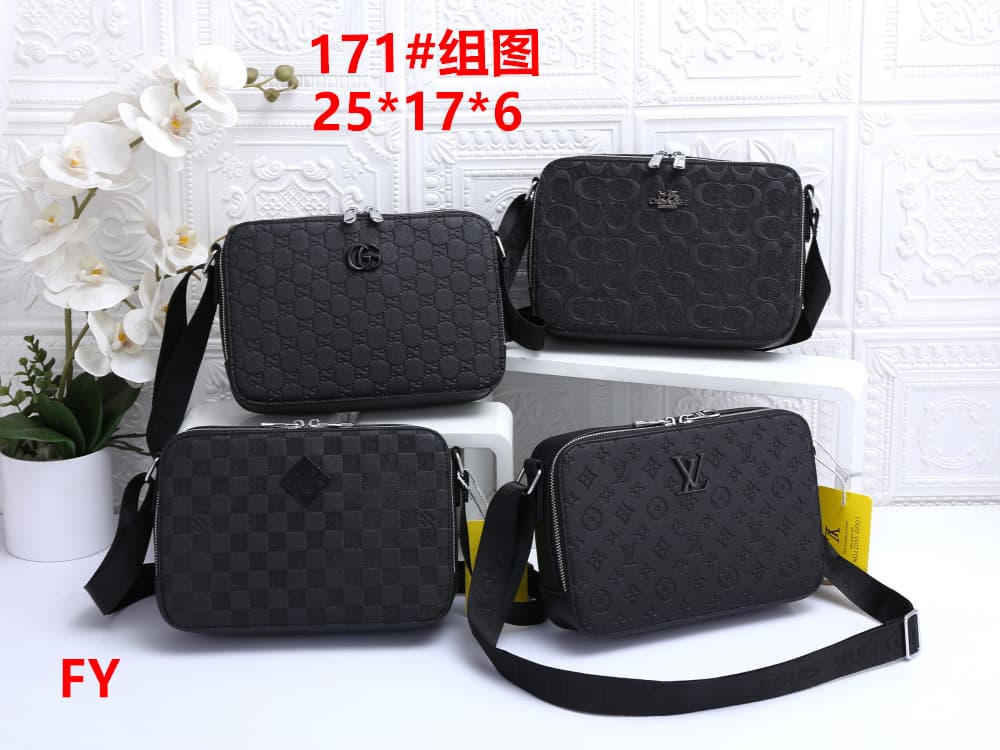 Coach 171 Black Embossed Signature C Camera Bag