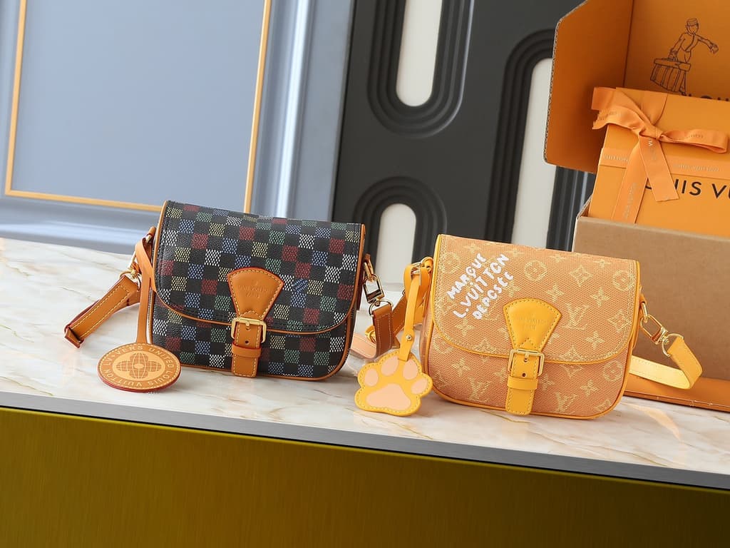 Louis Vuitton Yellow Monogram Marque Deposee Mini Crossbody Bag