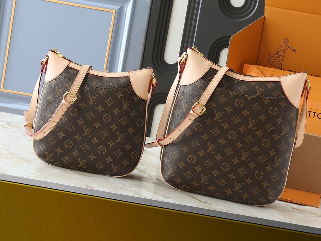 Louis Vuitton Classic Monogram Hobo Crossbody Bag