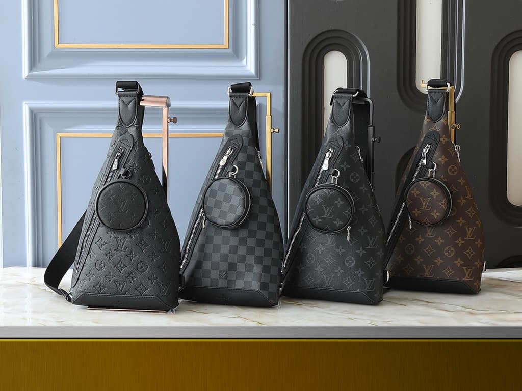 Louis Vuitton Black Embossed Monogram Duo Sling Bag