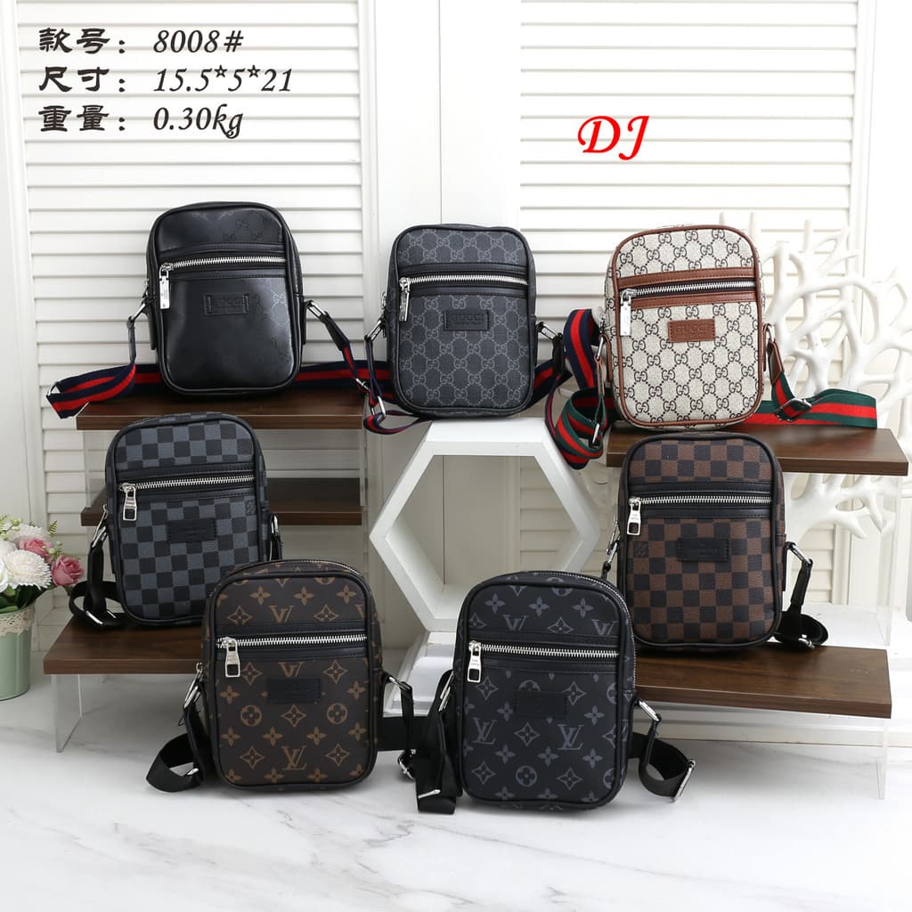 Louis Vuitton 8008# Damier Graphite Mini Crossbody Bag