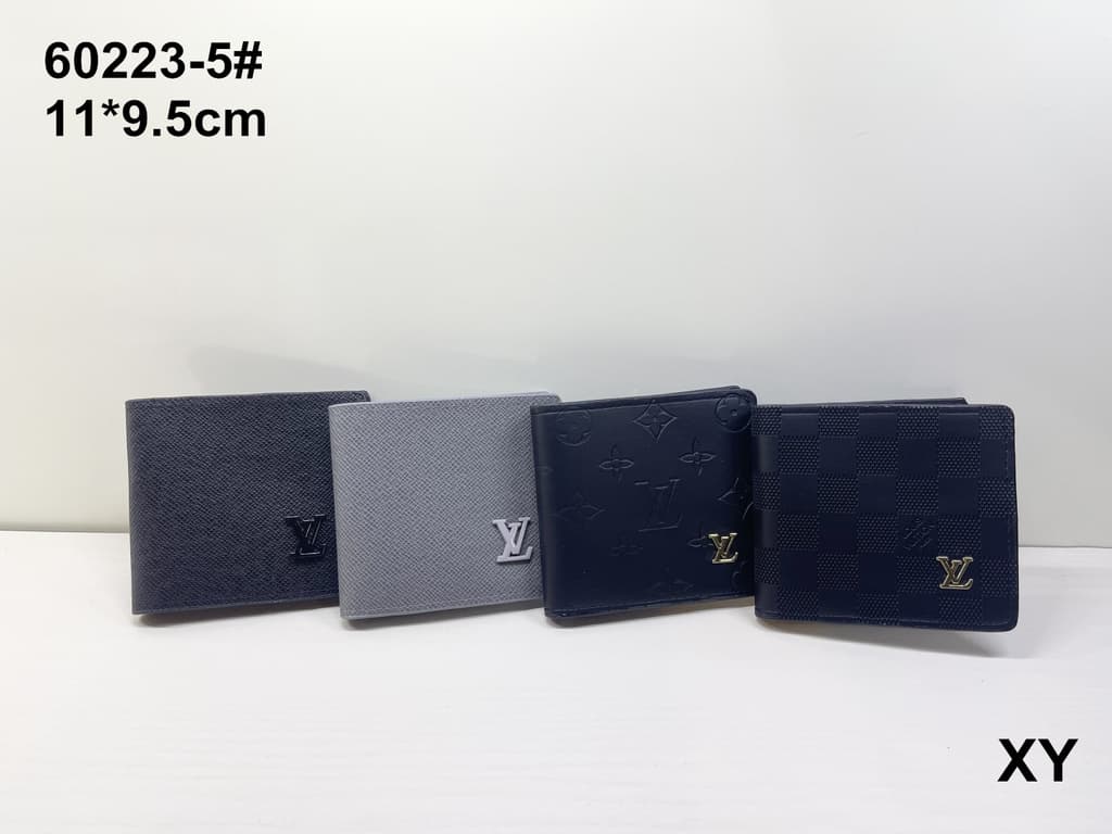 Louis Vuitton Slender Wallet Taiga Leather