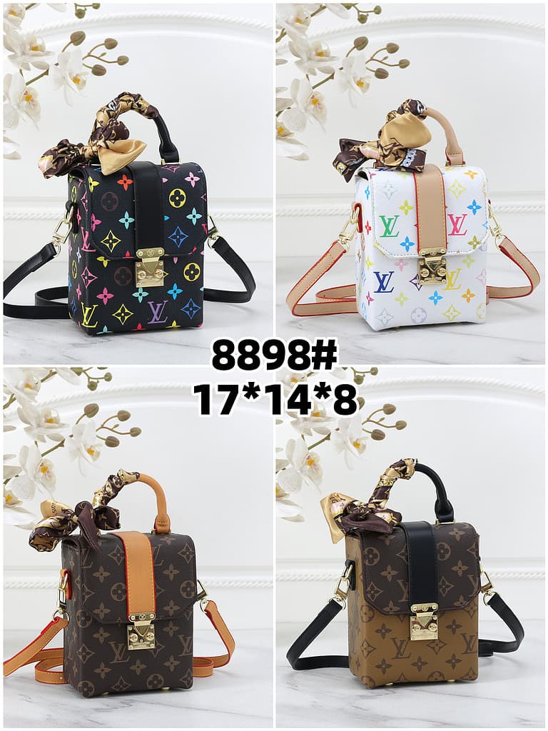 Louis Vuitton Monogram Multicolore Trunk Crossbody Bag - White