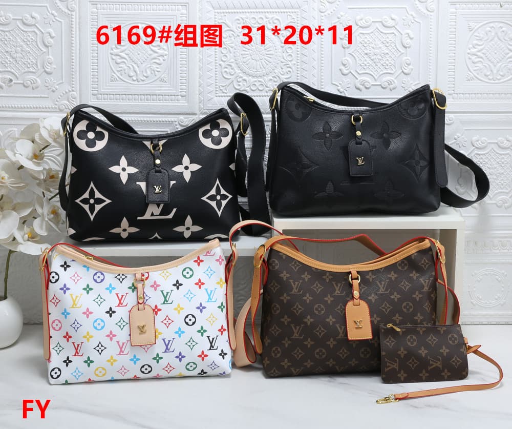 Louis Vuitton Monogram Multicolore CarryAll Hobo Bag - White